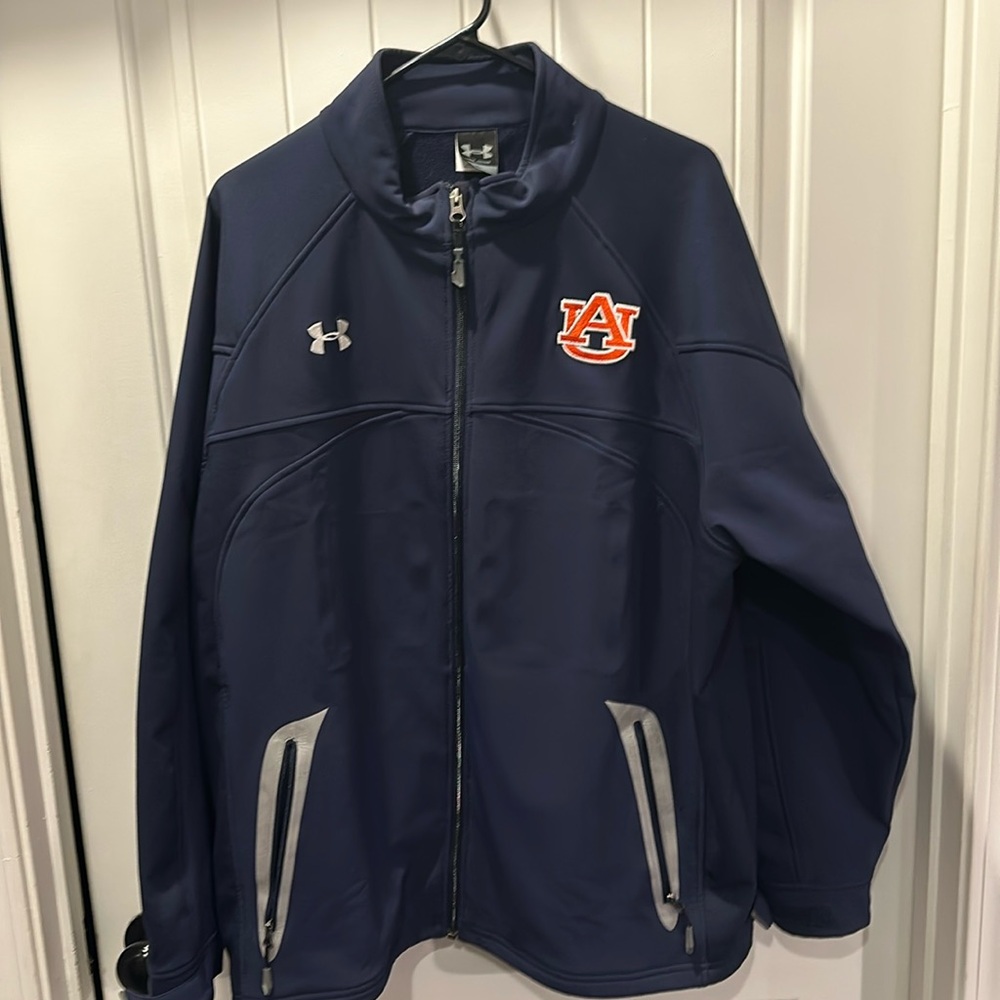 Auburn University Team Gear - hard shell fleece lined jacket XL
